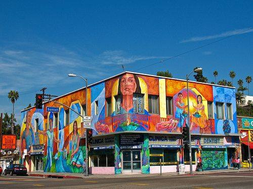 Colorful Street Art - Sunset & Echo Park